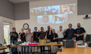 MROI team celebrates first fringes