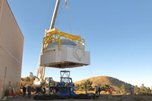 UT#2: integration of enclosure and telescope